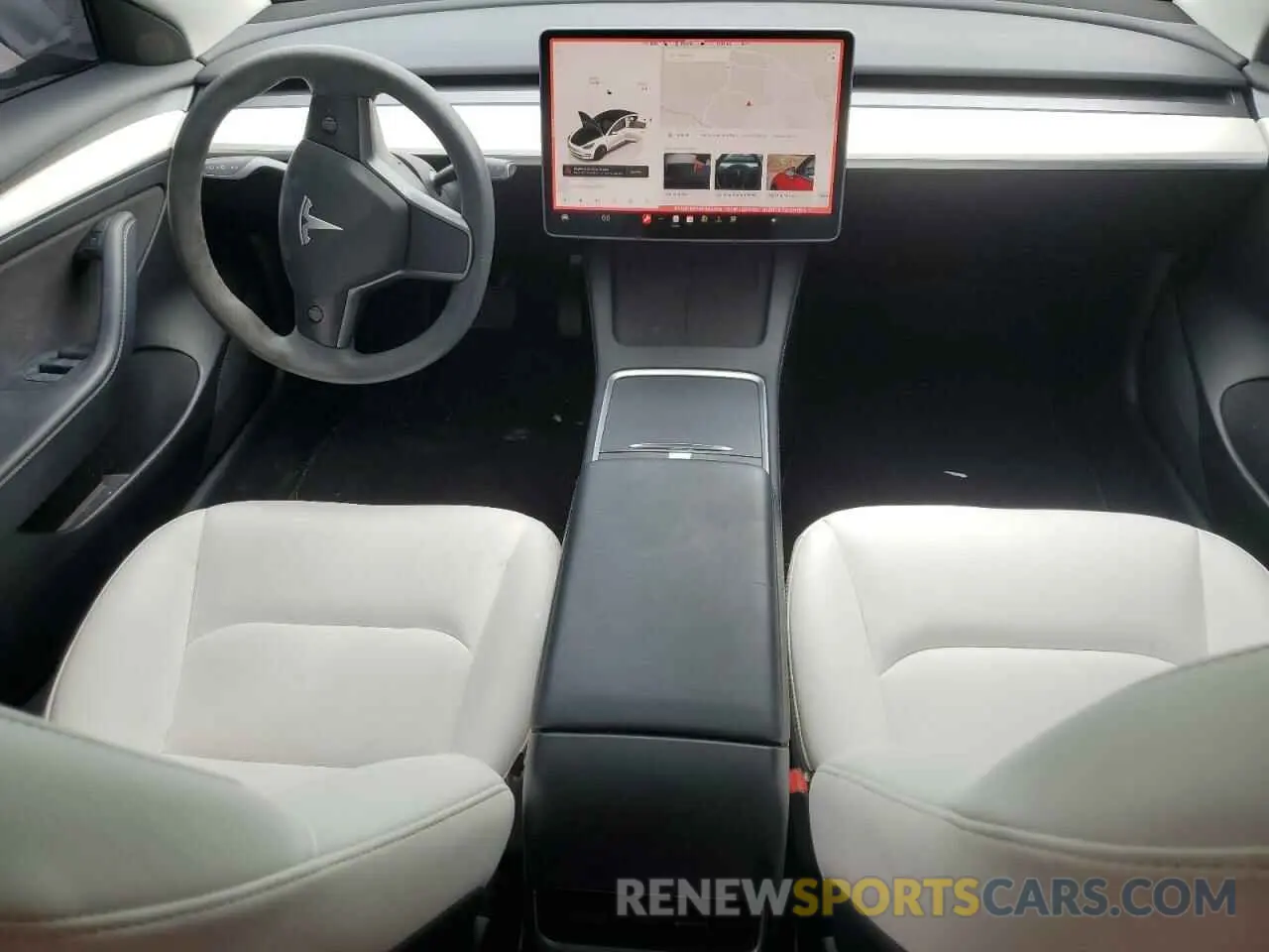 8 Photograph of a damaged car 5YJ3E1EB7NF342309 TESLA MODEL 3 2022