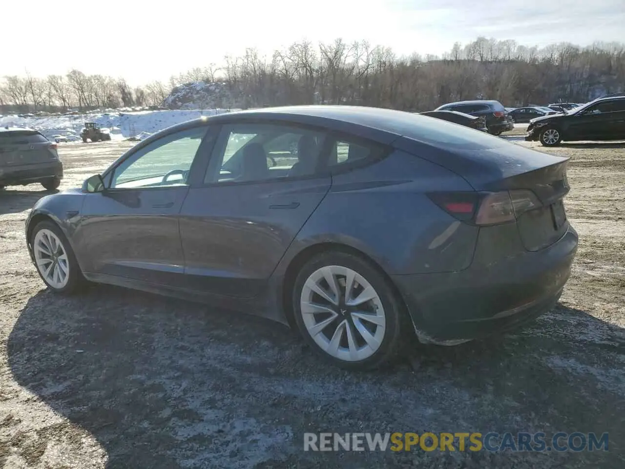 2 Photograph of a damaged car 5YJ3E1EB7NF345727 TESLA MODEL 3 2022