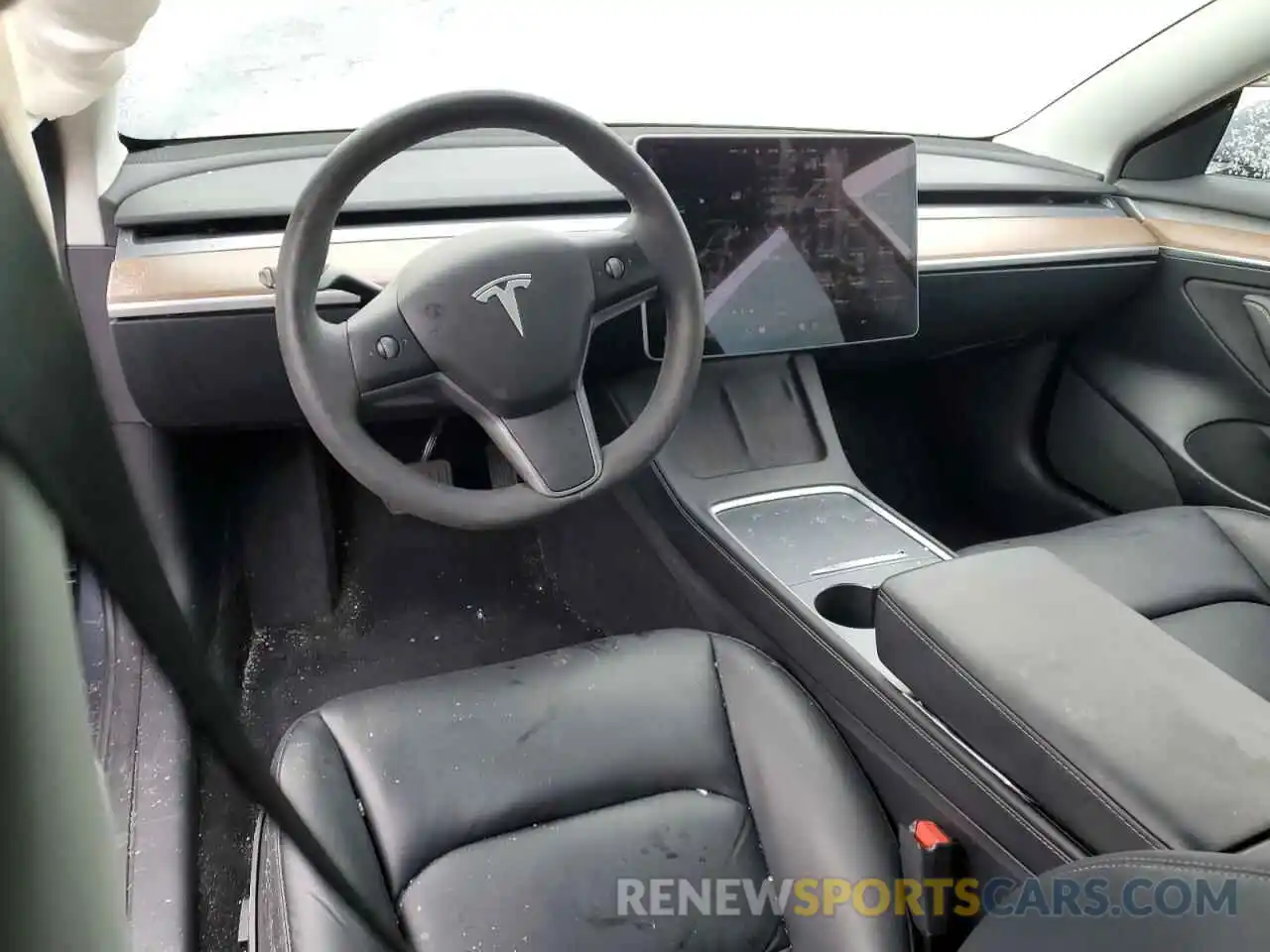 8 Photograph of a damaged car 5YJ3E1EB7NF349809 TESLA MODEL 3 2022