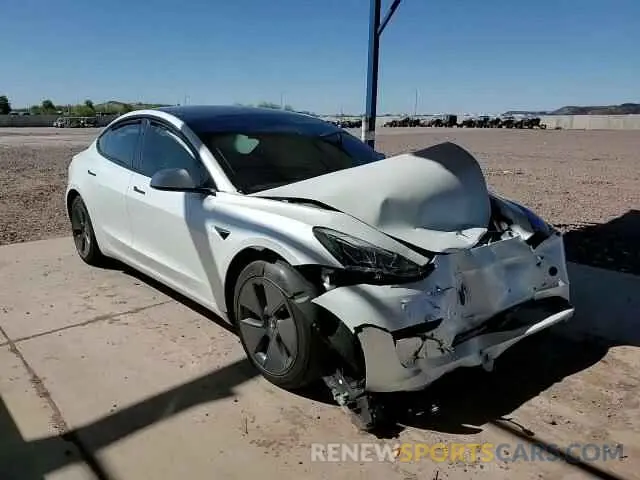 11 Photograph of a damaged car 5YJ3E1EB8NF120555 TESLA MODEL 3 2022