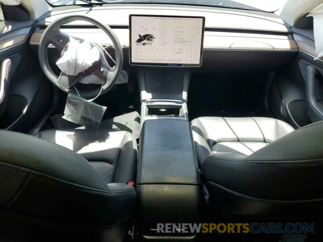 8 Photograph of a damaged car 5YJ3E1EB8NF120555 TESLA MODEL 3 2022