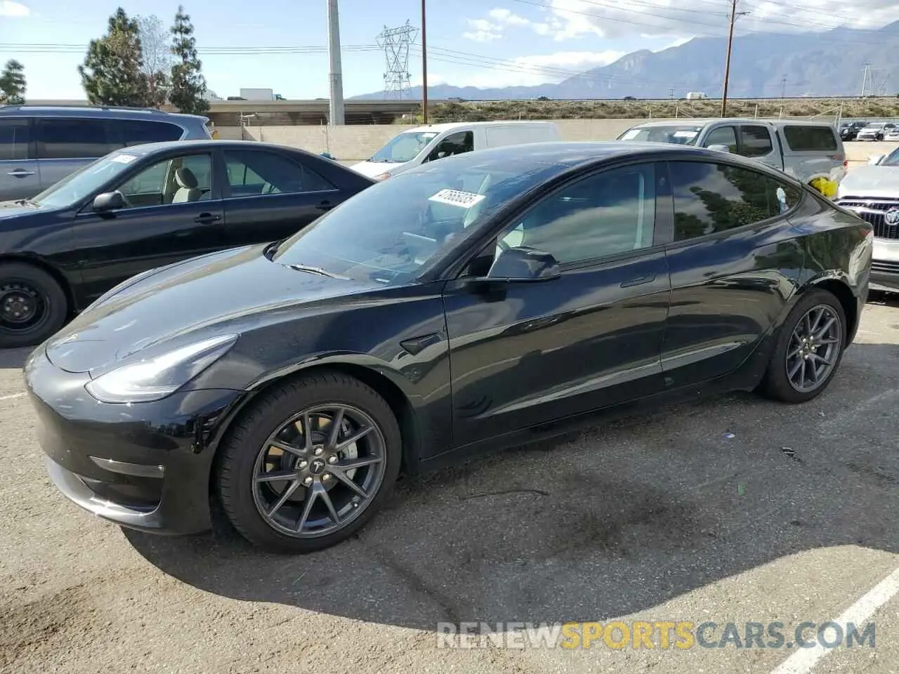 1 Photograph of a damaged car 5YJ3E1EB8NF125934 TESLA MODEL 3 2022