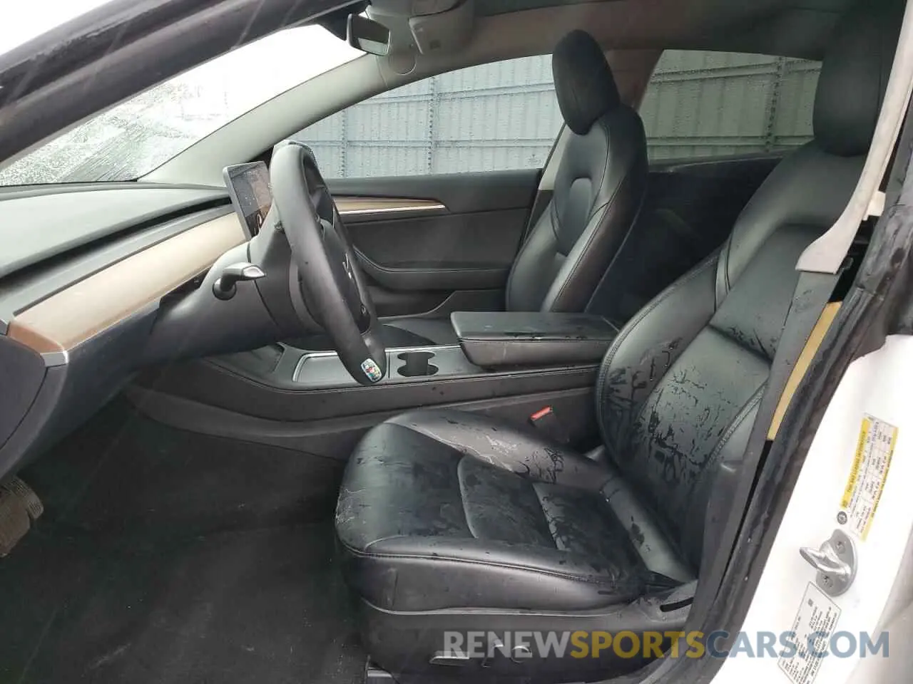 7 Photograph of a damaged car 5YJ3E1EB8NF144421 TESLA MODEL 3 2022