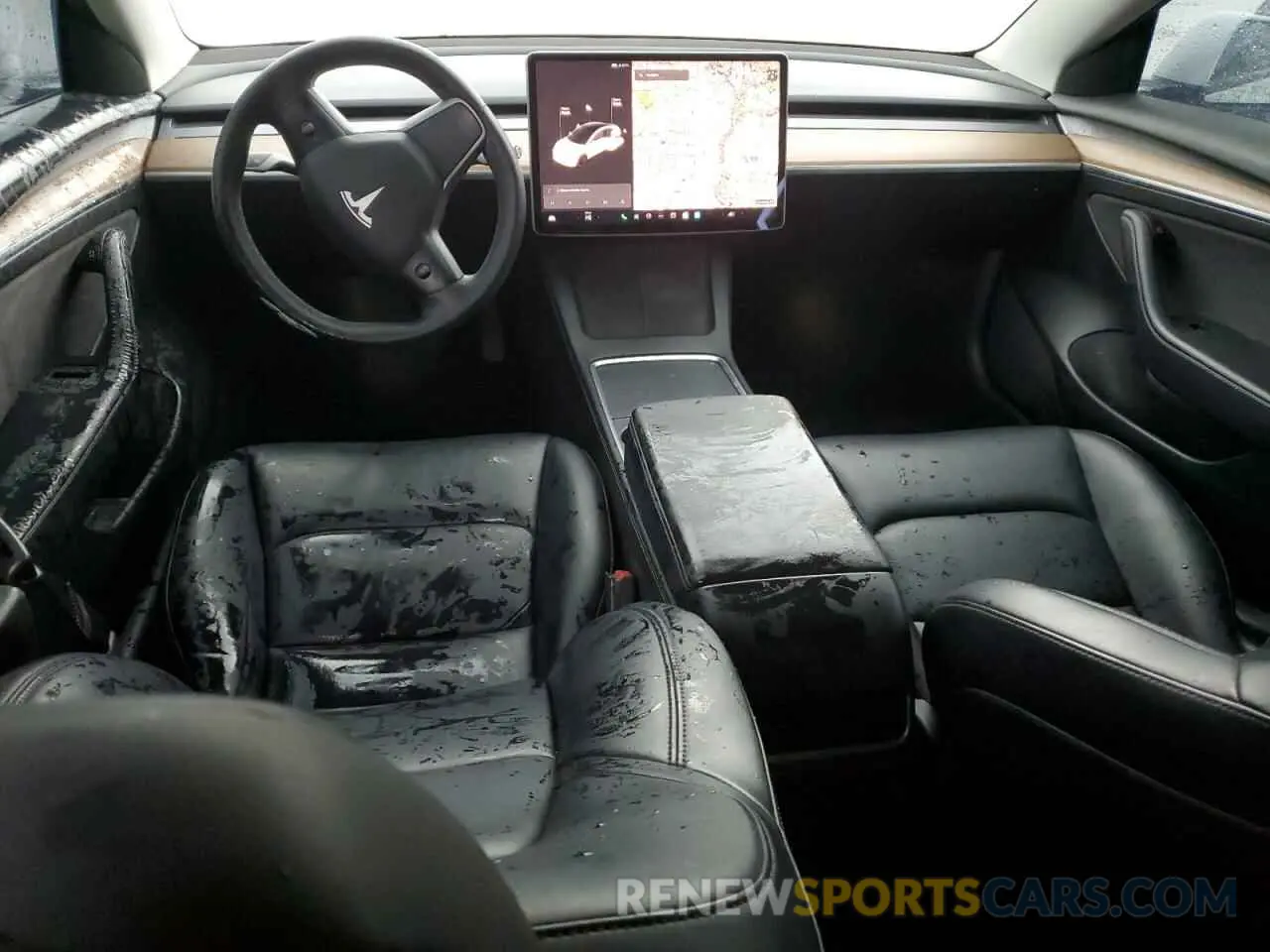 8 Photograph of a damaged car 5YJ3E1EB8NF144421 TESLA MODEL 3 2022