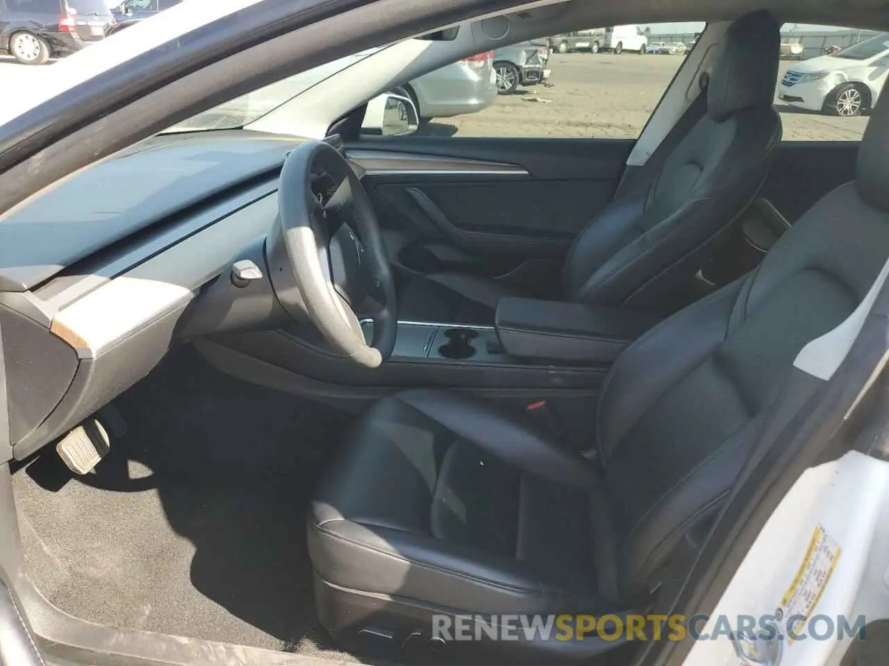7 Photograph of a damaged car 5YJ3E1EB8NF156195 TESLA MODEL 3 2022