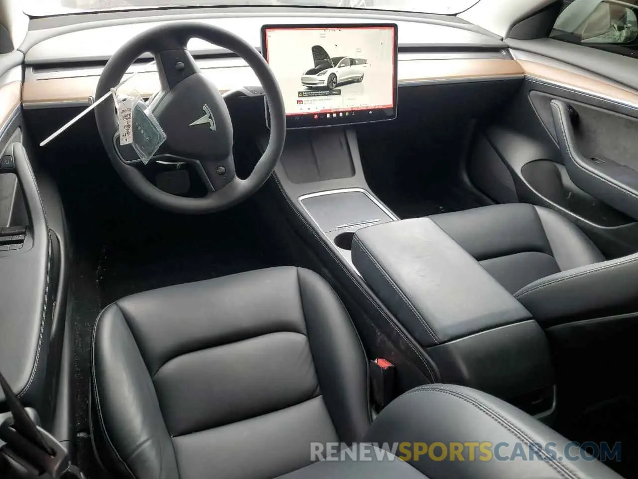 8 Photograph of a damaged car 5YJ3E1EB8NF169819 TESLA MODEL 3 2022