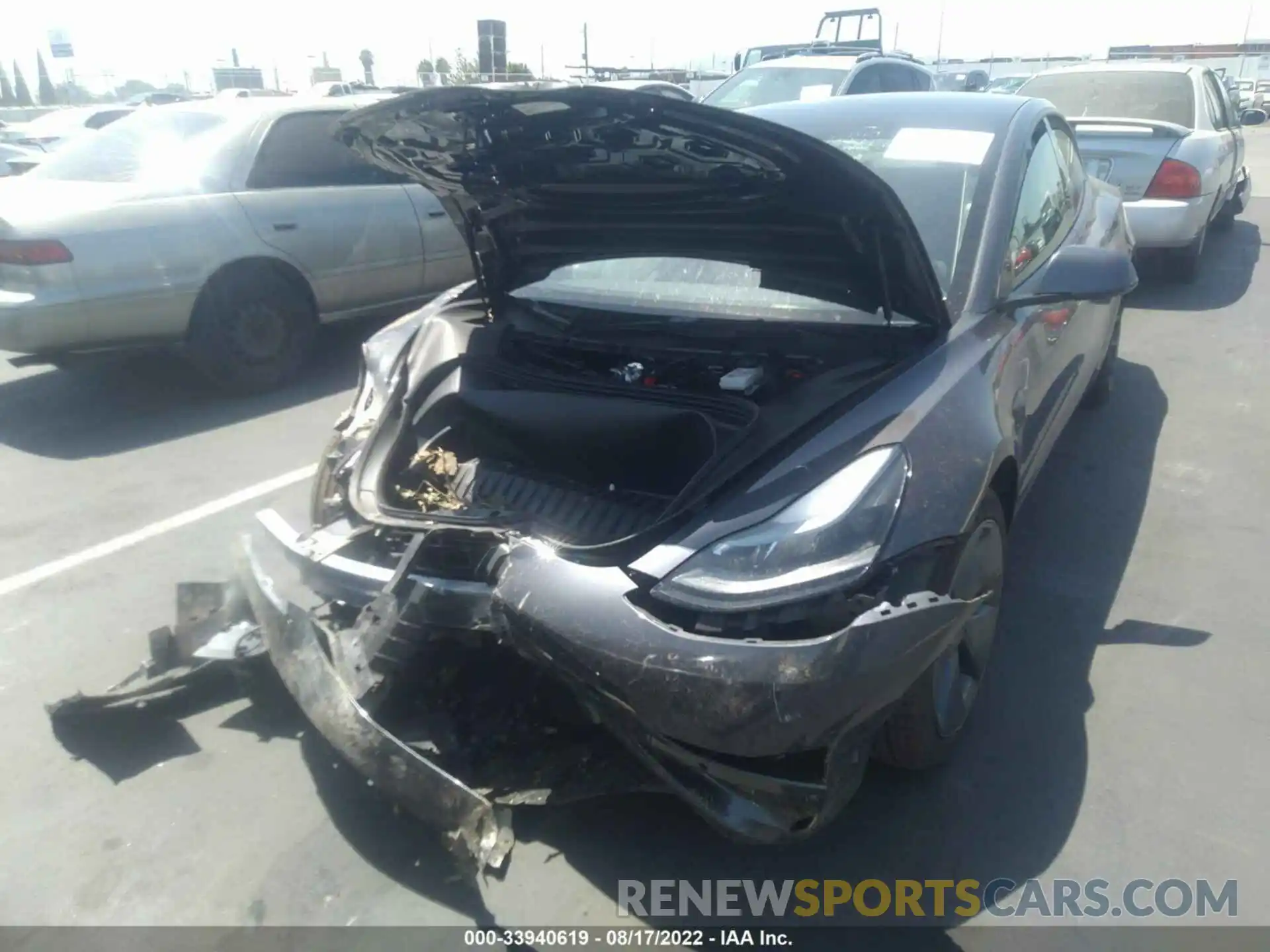 6 Photograph of a damaged car 5YJ3E1EB8NF207789 TESLA MODEL 3 2022