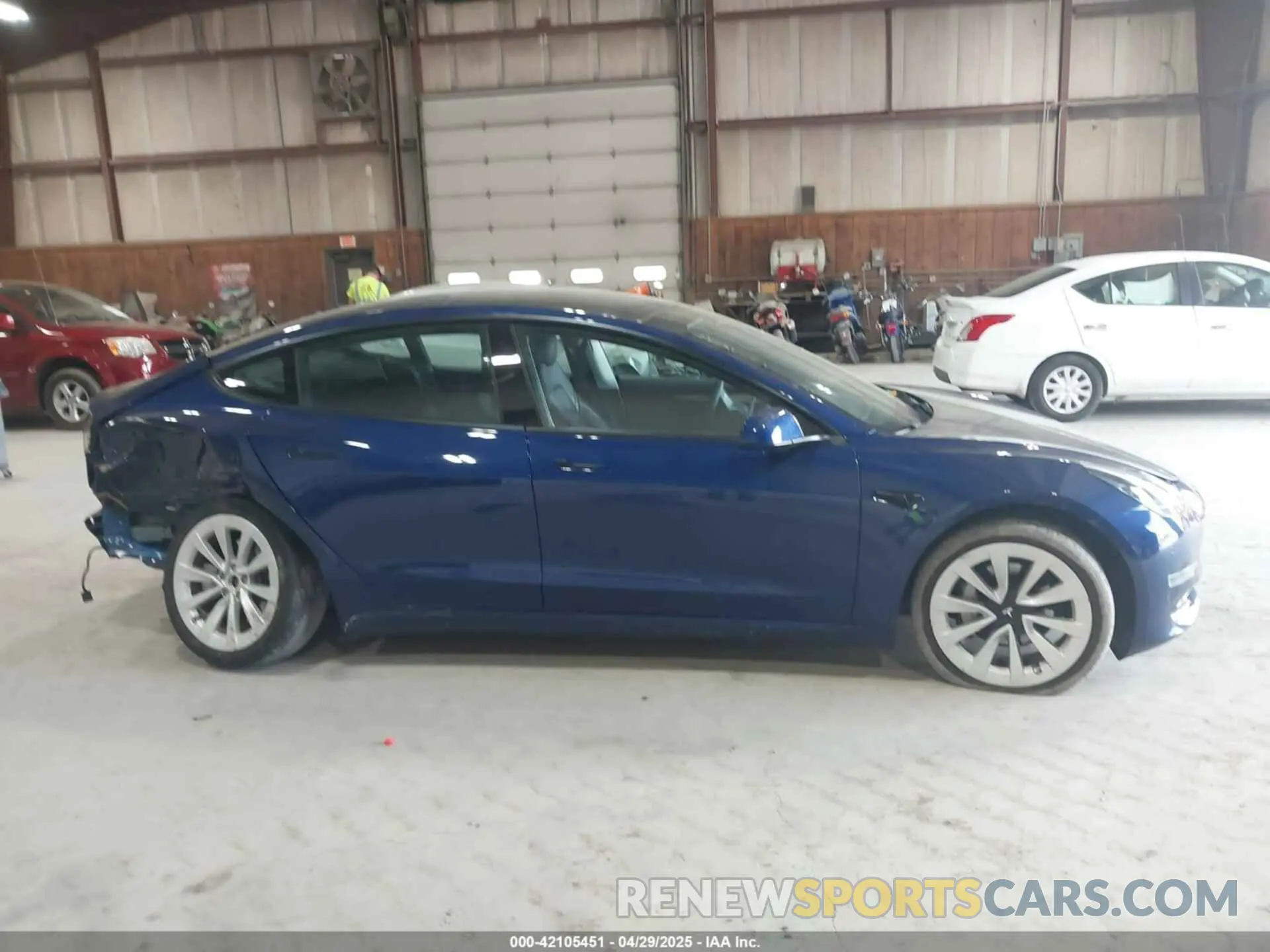 13 Photograph of a damaged car 5YJ3E1EB8NF255163 TESLA MODEL 3 2022