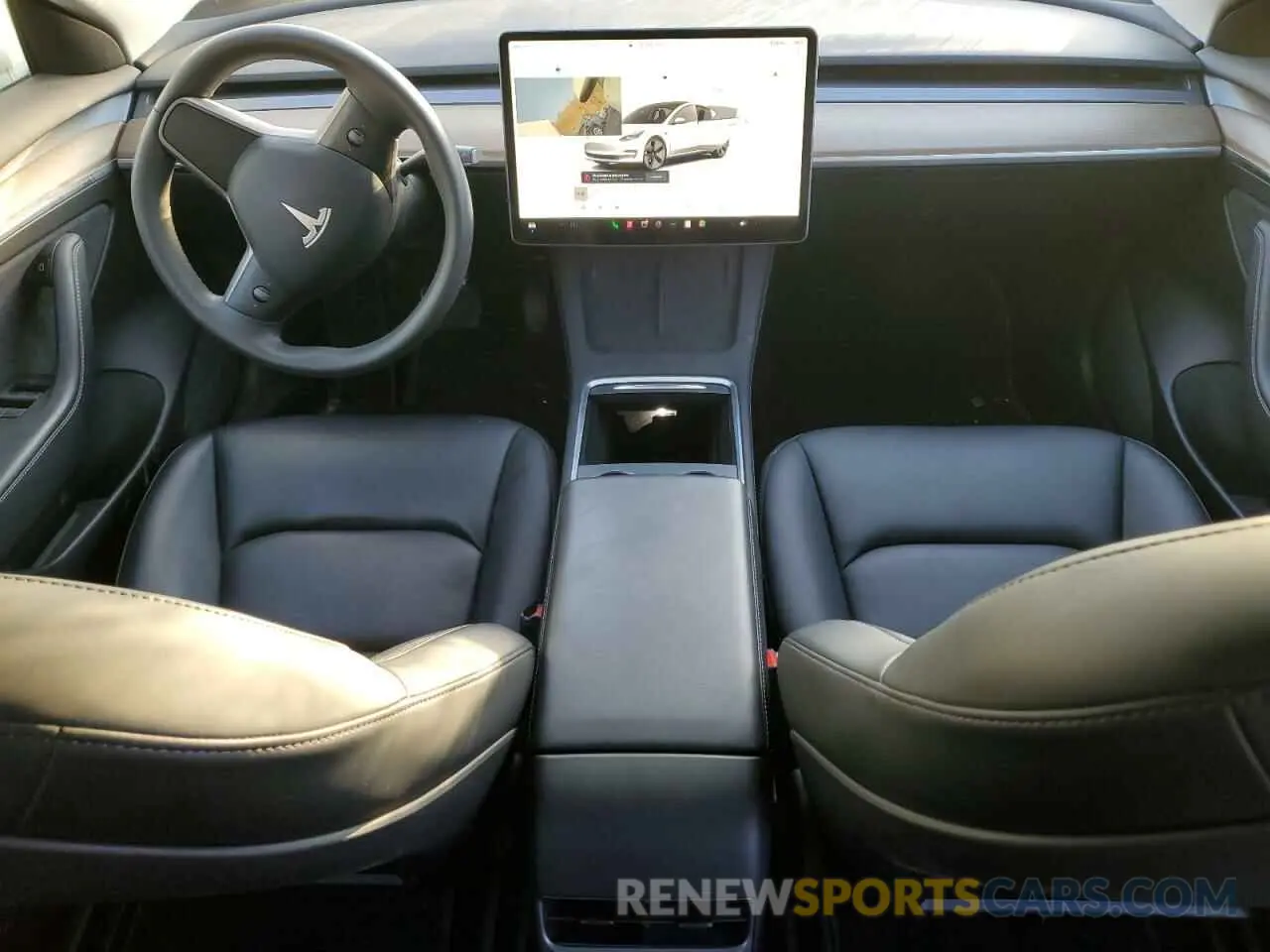 8 Photograph of a damaged car 5YJ3E1EB8NF266132 TESLA MODEL 3 2022
