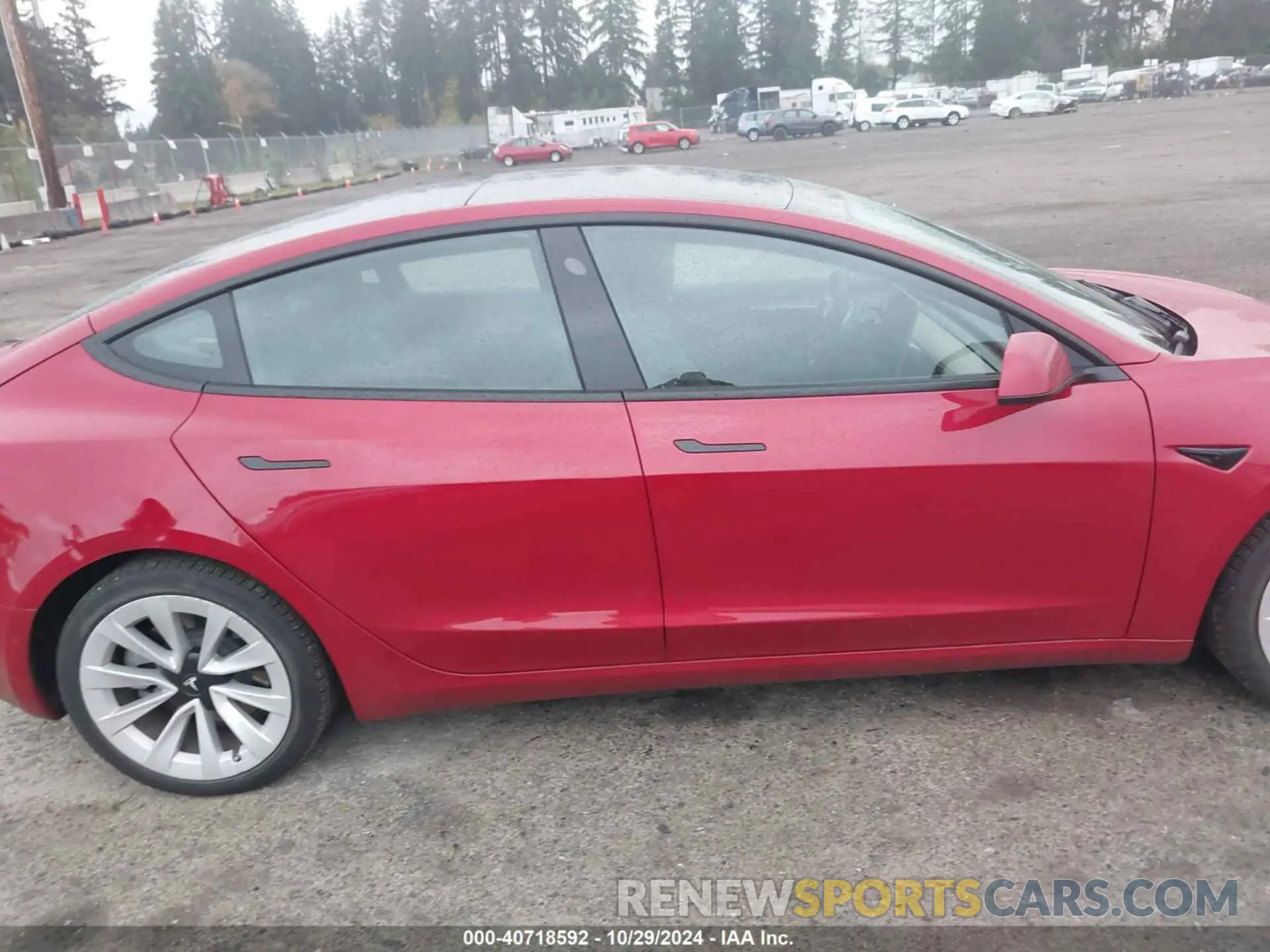 13 Photograph of a damaged car 5YJ3E1EB8NF273081 TESLA MODEL 3 2022