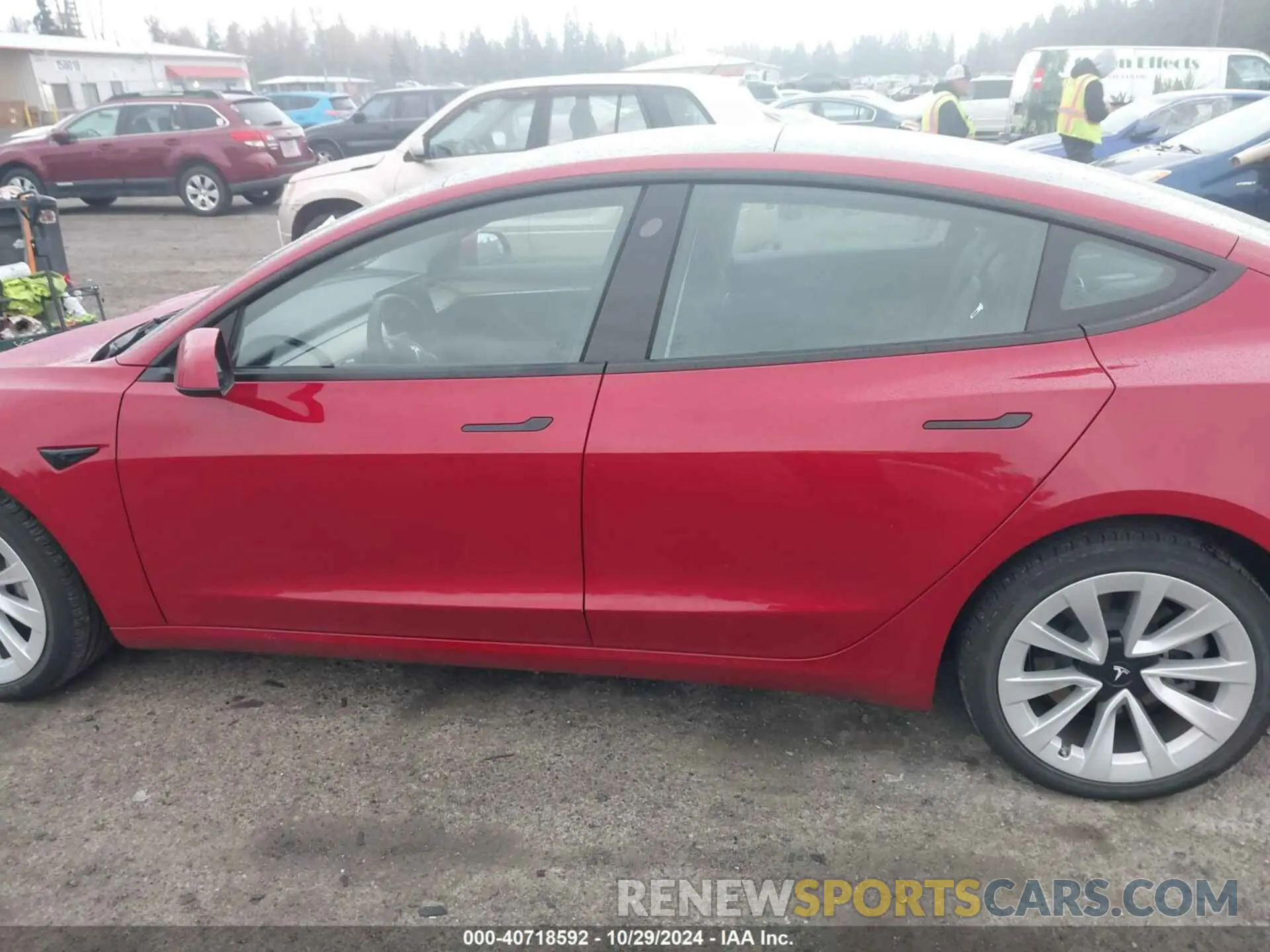 14 Photograph of a damaged car 5YJ3E1EB8NF273081 TESLA MODEL 3 2022