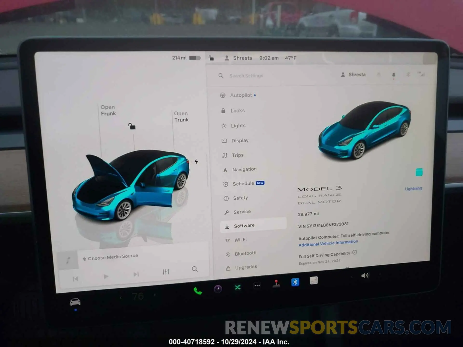 7 Photograph of a damaged car 5YJ3E1EB8NF273081 TESLA MODEL 3 2022