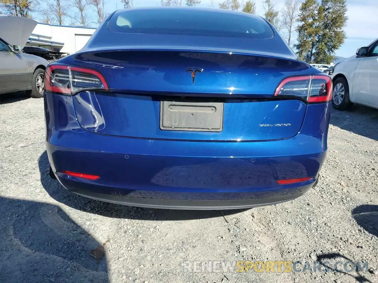 6 Photograph of a damaged car 5YJ3E1EB8NF273601 TESLA MODEL 3 2022