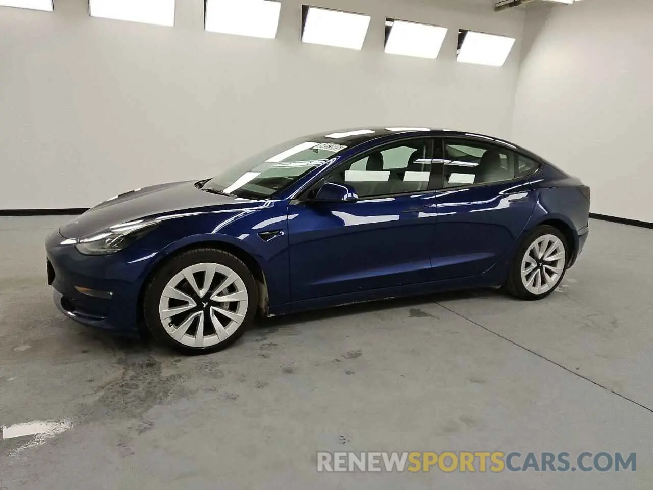 1 Photograph of a damaged car 5YJ3E1EB8NF286297 TESLA MODEL 3 2022