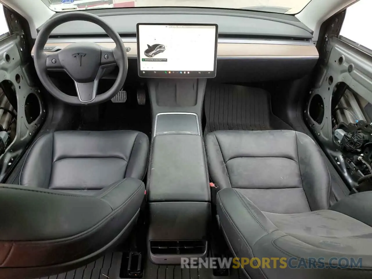 8 Photograph of a damaged car 5YJ3E1EB8NF325597 TESLA MODEL 3 2022