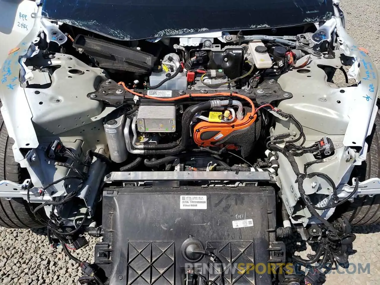 11 Photograph of a damaged car 5YJ3E1EB8NF340343 TESLA MODEL 3 2022
