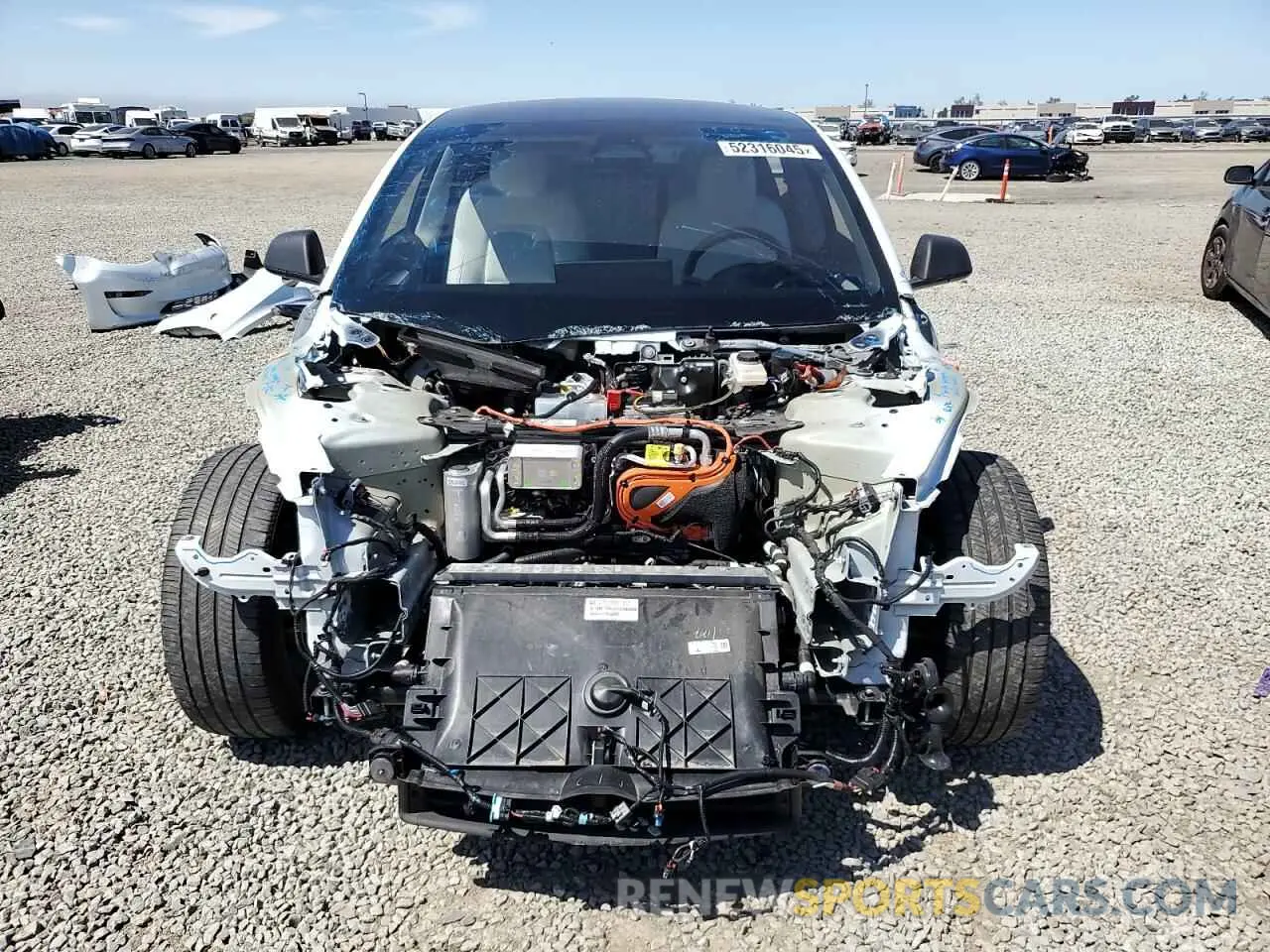 5 Photograph of a damaged car 5YJ3E1EB8NF340343 TESLA MODEL 3 2022
