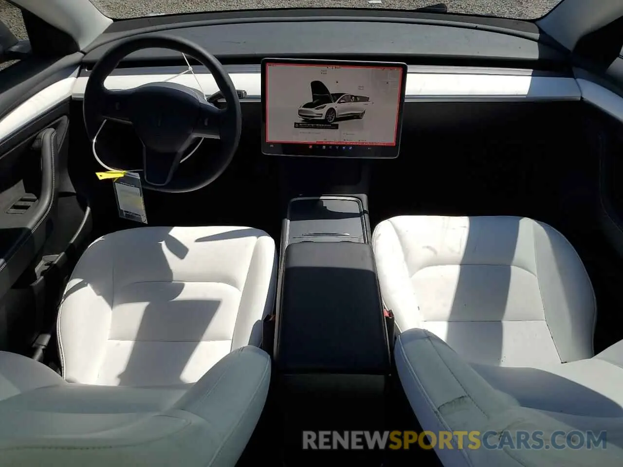 8 Photograph of a damaged car 5YJ3E1EB8NF340343 TESLA MODEL 3 2022