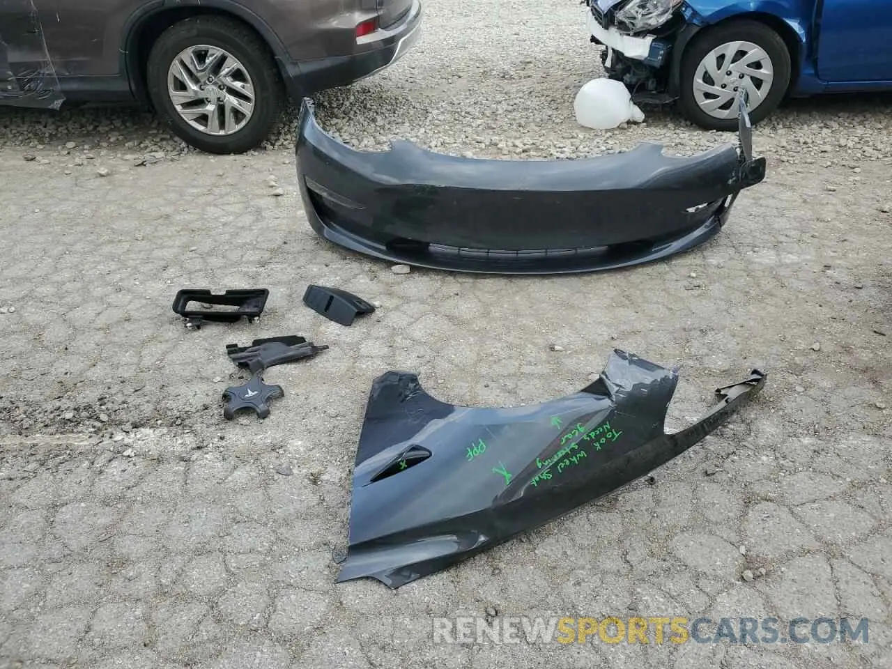 12 Photograph of a damaged car 5YJ3E1EB8NF344358 TESLA MODEL 3 2022