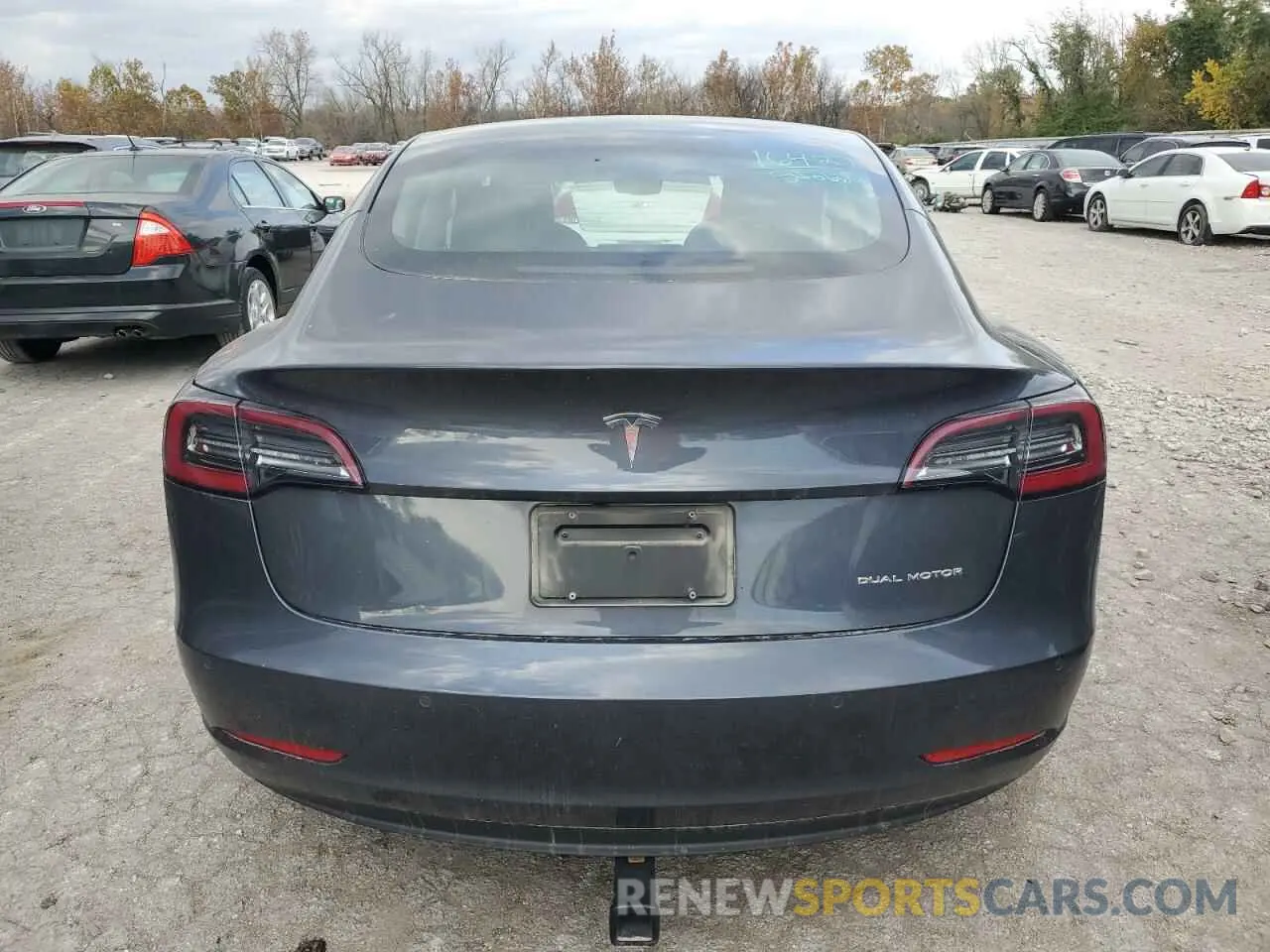 6 Photograph of a damaged car 5YJ3E1EB8NF344358 TESLA MODEL 3 2022
