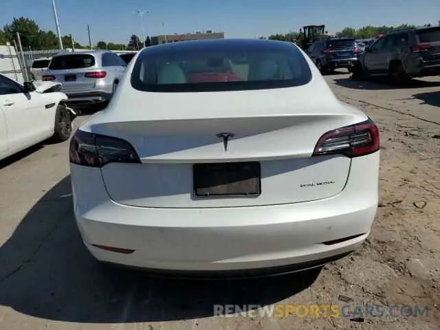 6 Photograph of a damaged car 5YJ3E1EB8NF346577 TESLA MODEL 3 2022