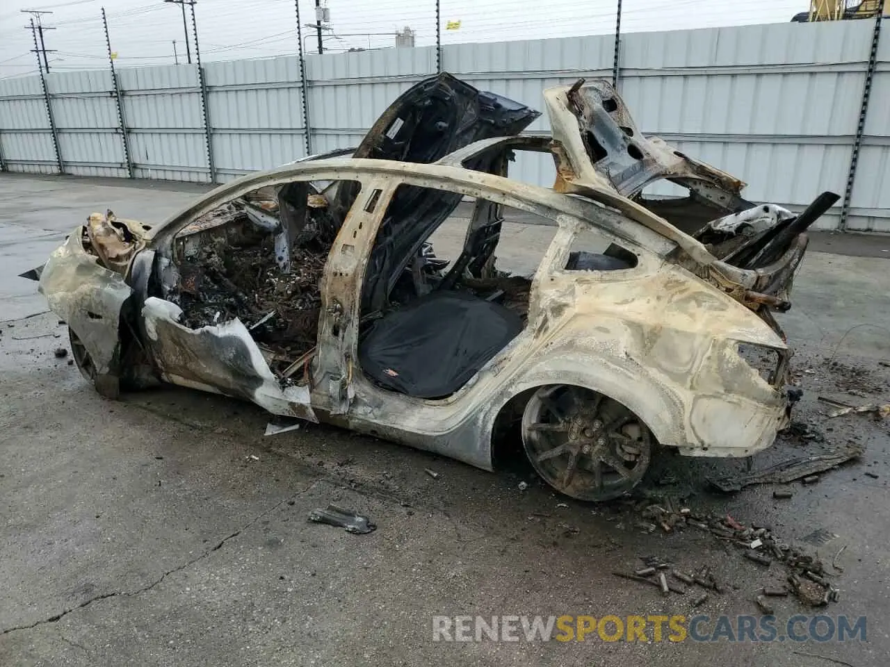 2 Photograph of a damaged car 5YJ3E1EB8NF350919 TESLA MODEL 3 2022
