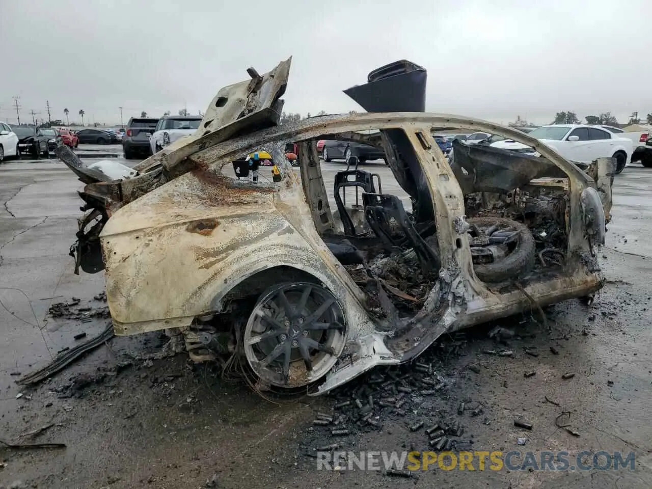 3 Photograph of a damaged car 5YJ3E1EB8NF350919 TESLA MODEL 3 2022