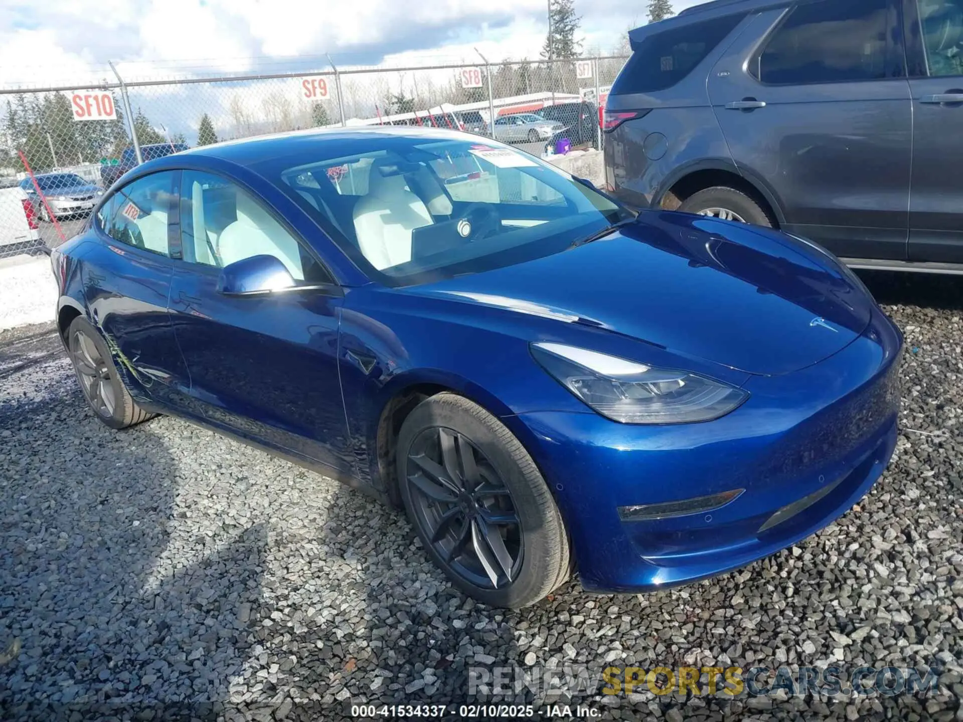 1 Photograph of a damaged car 5YJ3E1EB8NF363864 TESLA MODEL 3 2022
