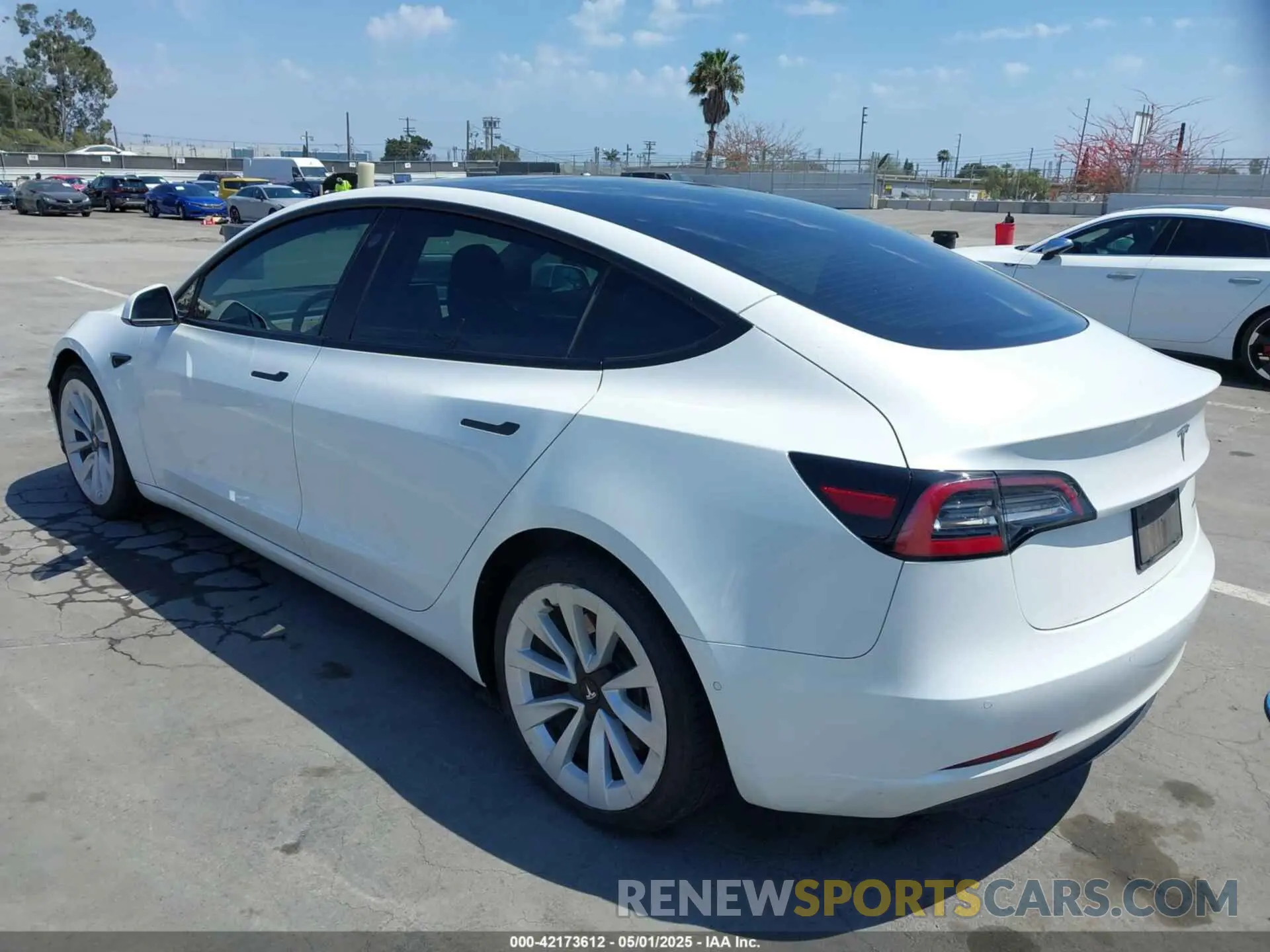 3 Photograph of a damaged car 5YJ3E1EB9NF113601 TESLA MODEL 3 2022