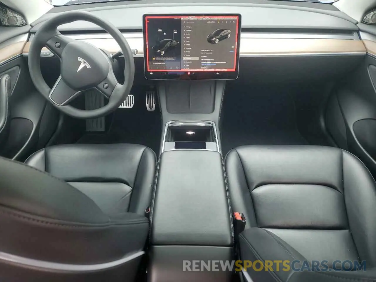 8 Photograph of a damaged car 5YJ3E1EB9NF117339 TESLA MODEL 3 2022