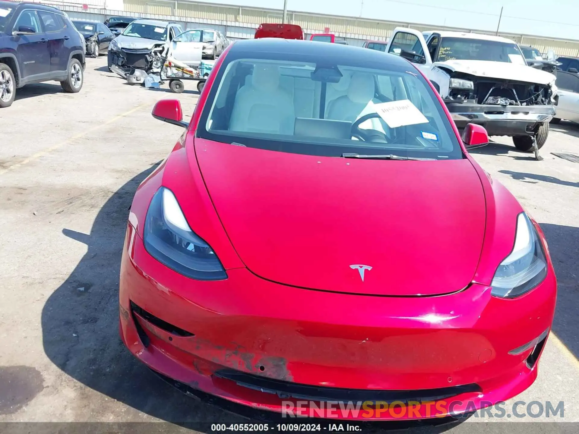 11 Photograph of a damaged car 5YJ3E1EB9NF120368 TESLA MODEL 3 2022