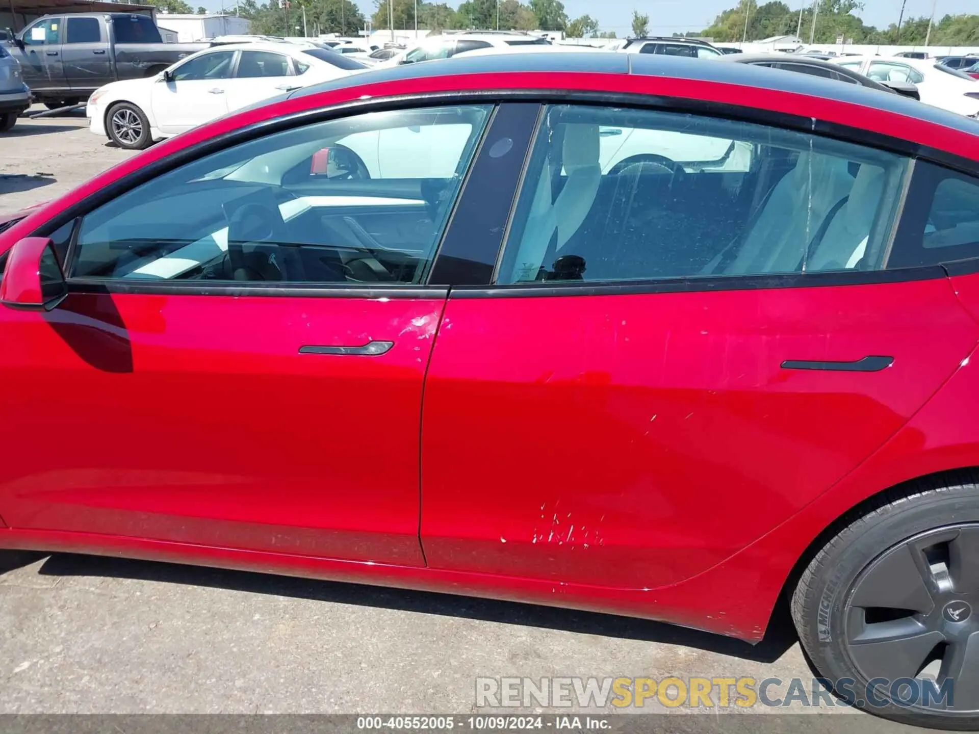 13 Photograph of a damaged car 5YJ3E1EB9NF120368 TESLA MODEL 3 2022