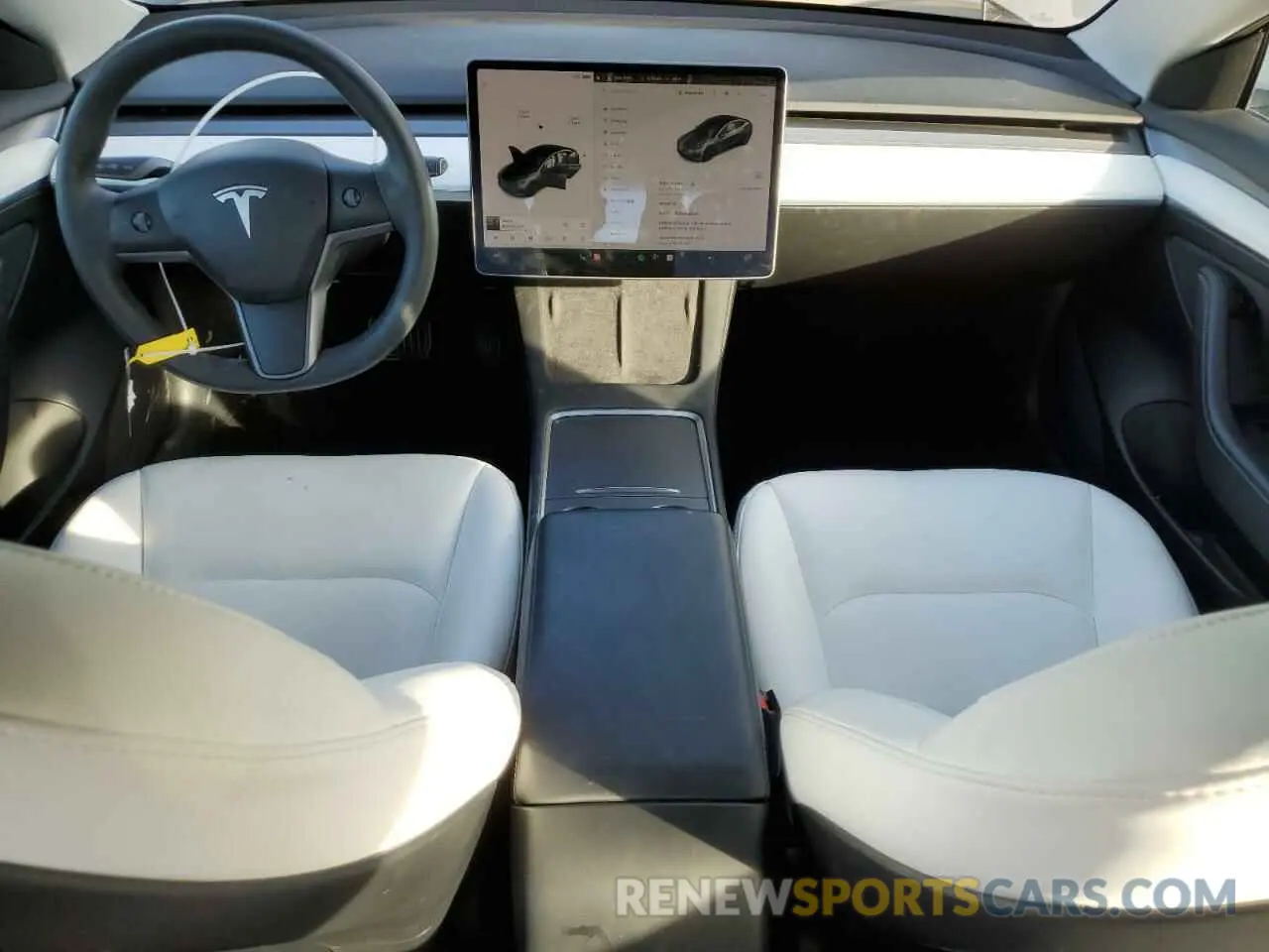 8 Photograph of a damaged car 5YJ3E1EB9NF128356 TESLA MODEL 3 2022