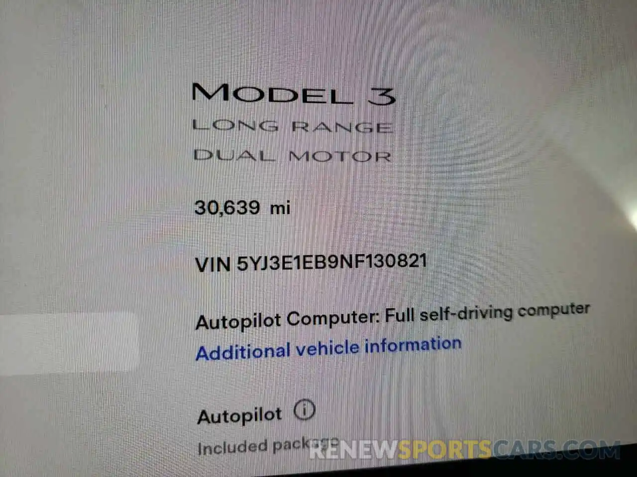 9 Photograph of a damaged car 5YJ3E1EB9NF130821 TESLA MODEL 3 2022