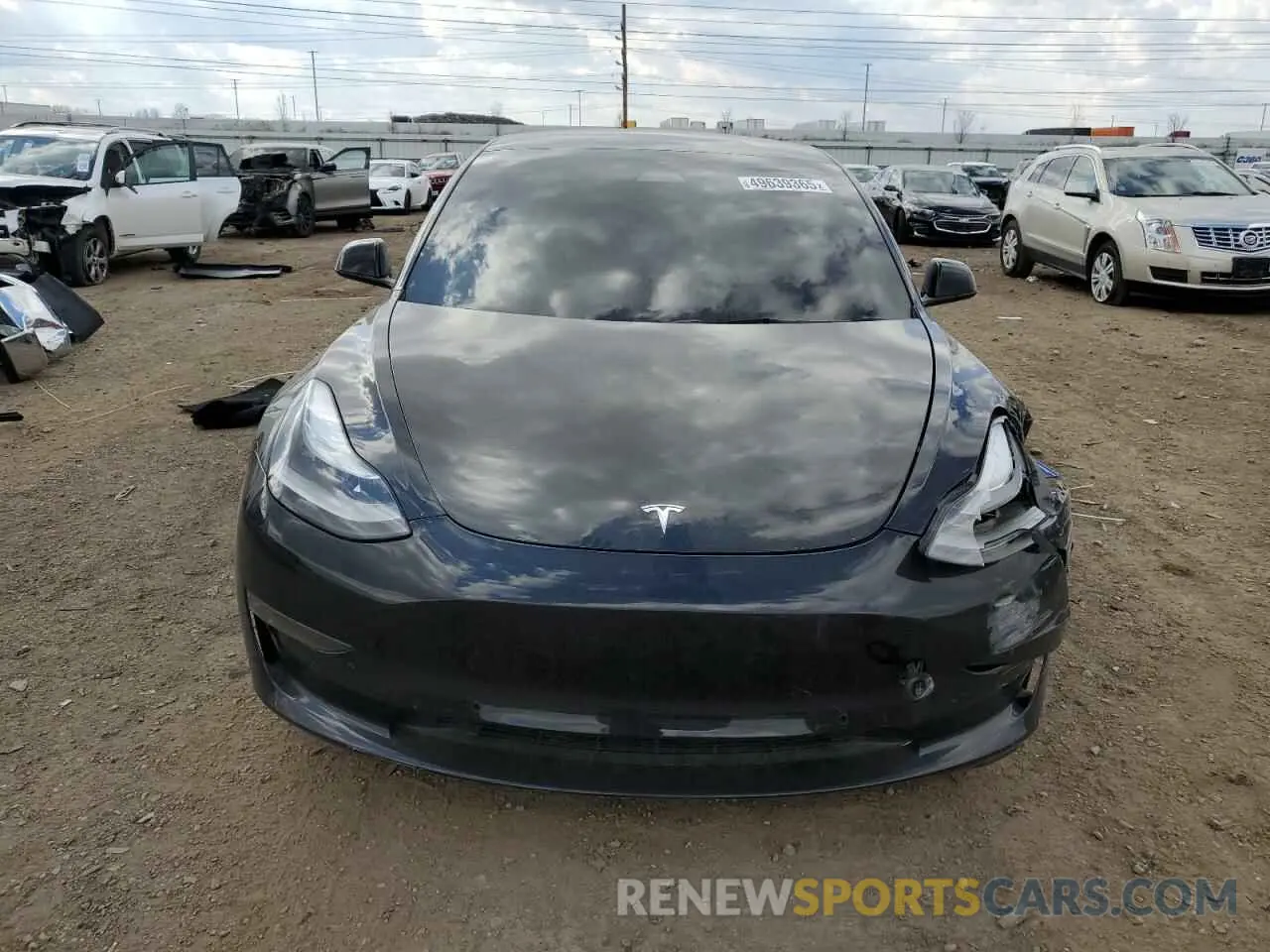 5 Photograph of a damaged car 5YJ3E1EB9NF134819 TESLA MODEL 3 2022