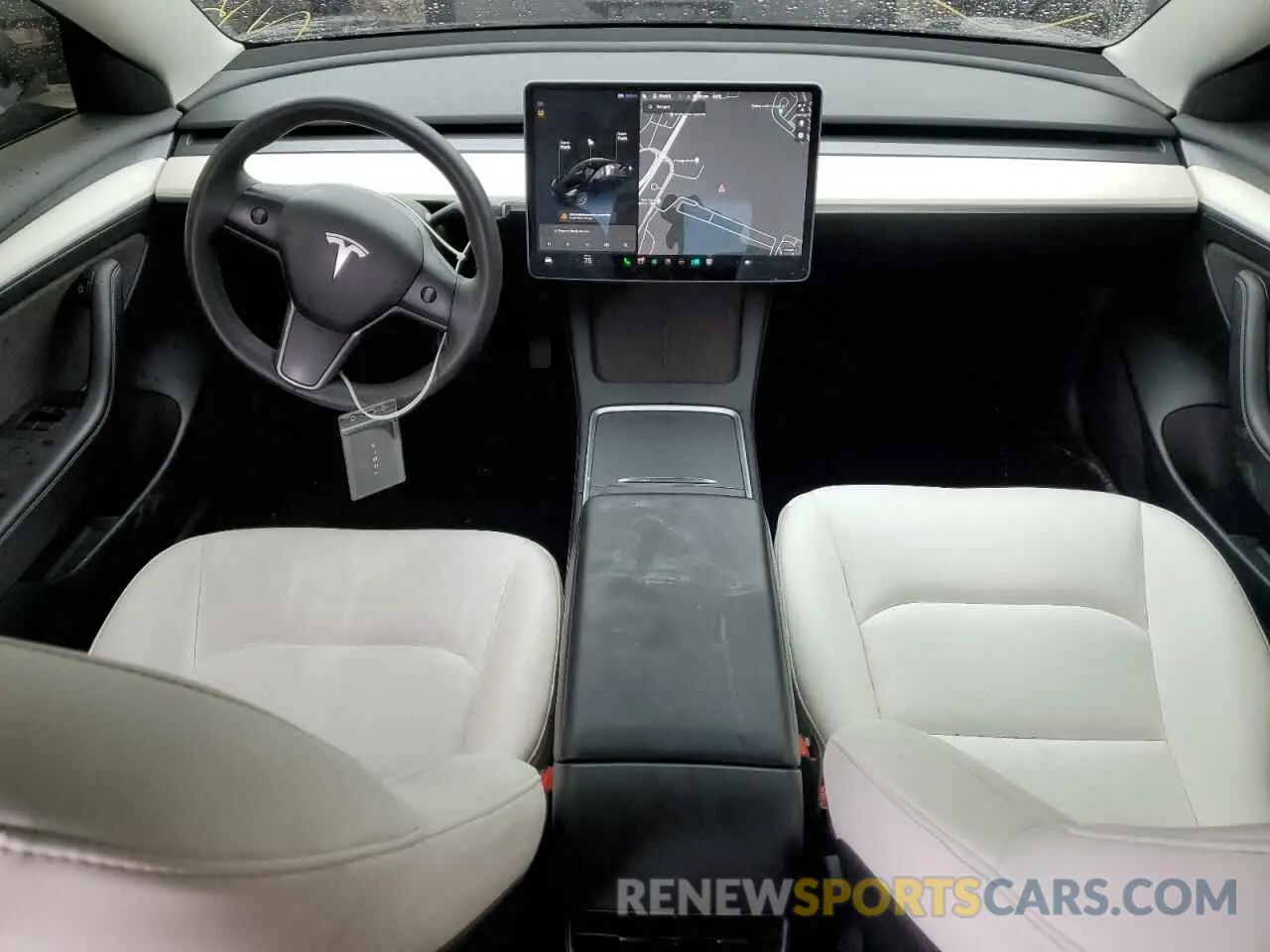 8 Photograph of a damaged car 5YJ3E1EB9NF134819 TESLA MODEL 3 2022