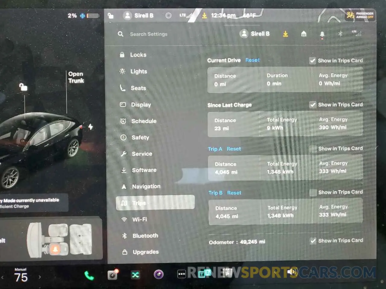 9 Photograph of a damaged car 5YJ3E1EB9NF134819 TESLA MODEL 3 2022