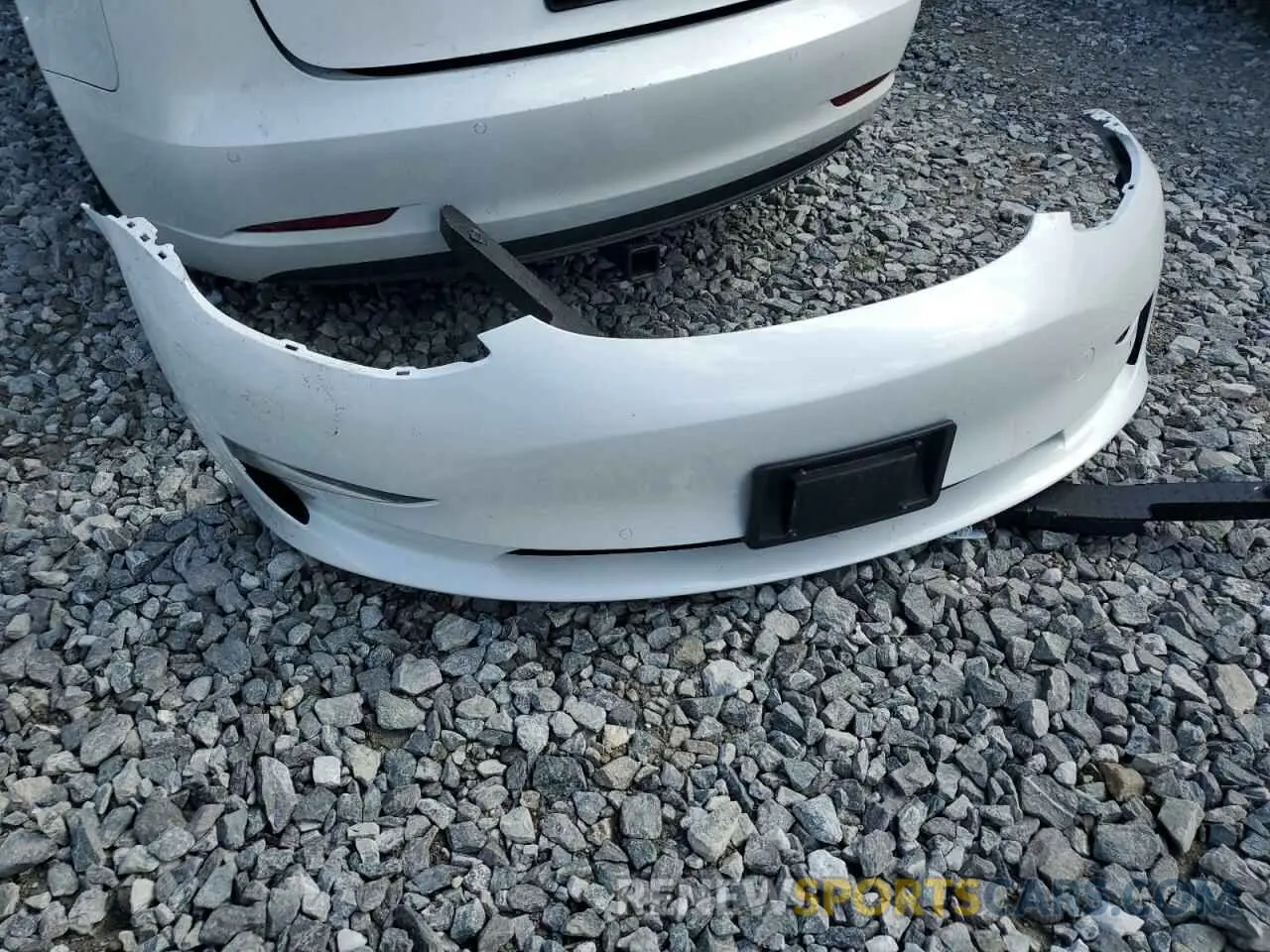 12 Photograph of a damaged car 5YJ3E1EB9NF159977 TESLA MODEL 3 2022