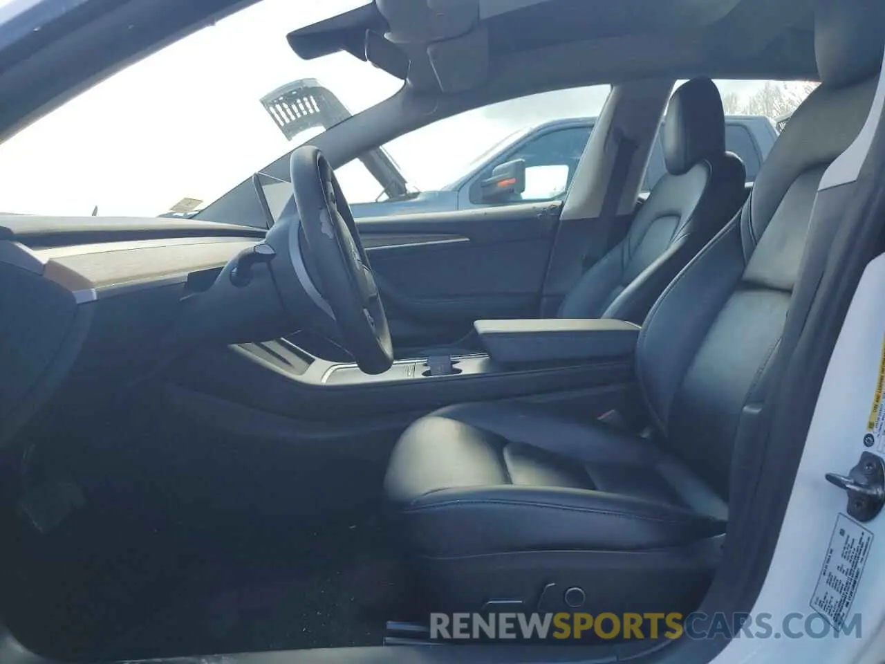 7 Photograph of a damaged car 5YJ3E1EB9NF159977 TESLA MODEL 3 2022