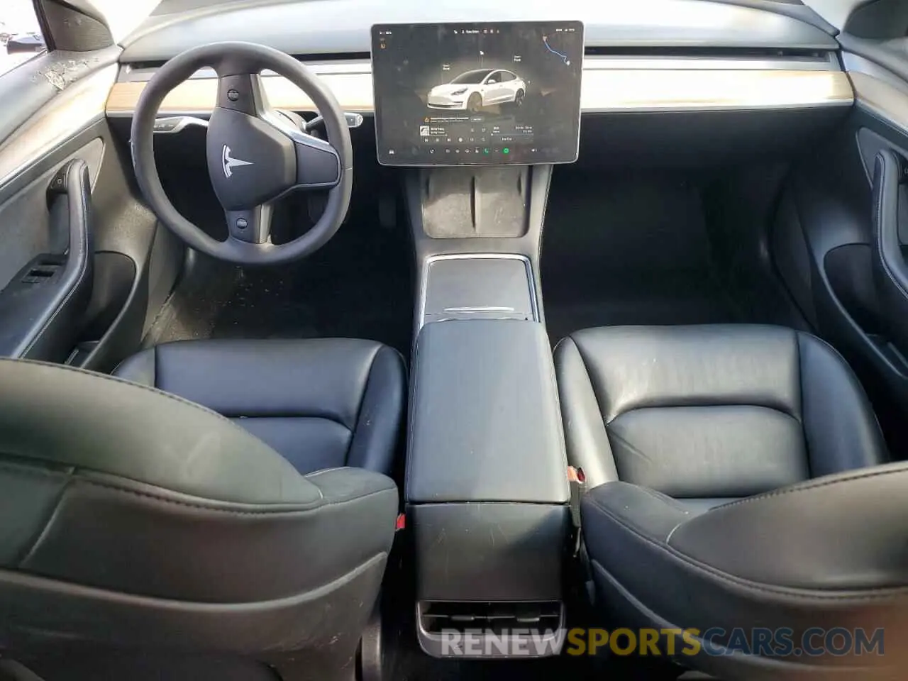 8 Photograph of a damaged car 5YJ3E1EB9NF159977 TESLA MODEL 3 2022
