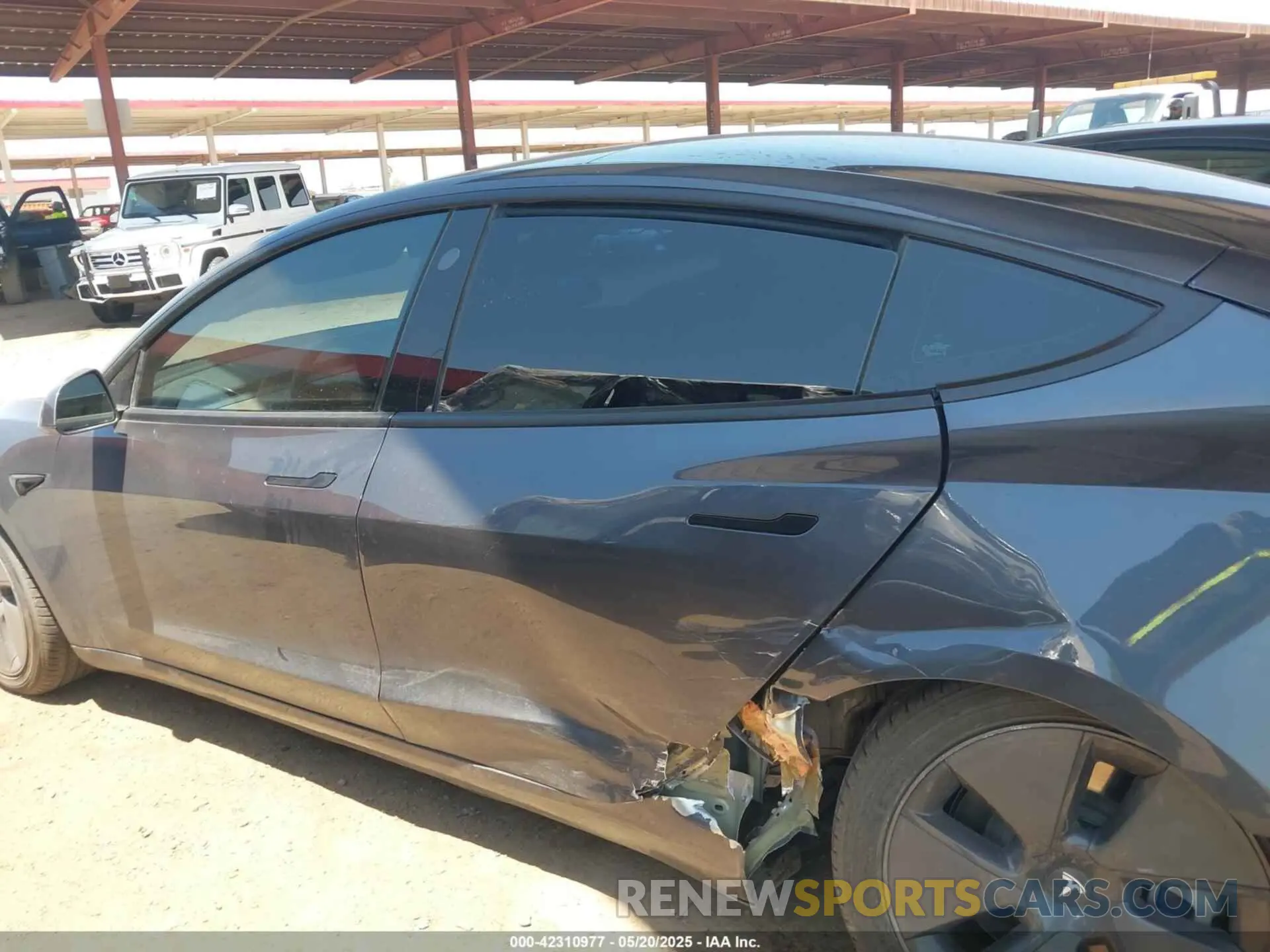 13 Photograph of a damaged car 5YJ3E1EB9NF167142 TESLA MODEL 3 2022