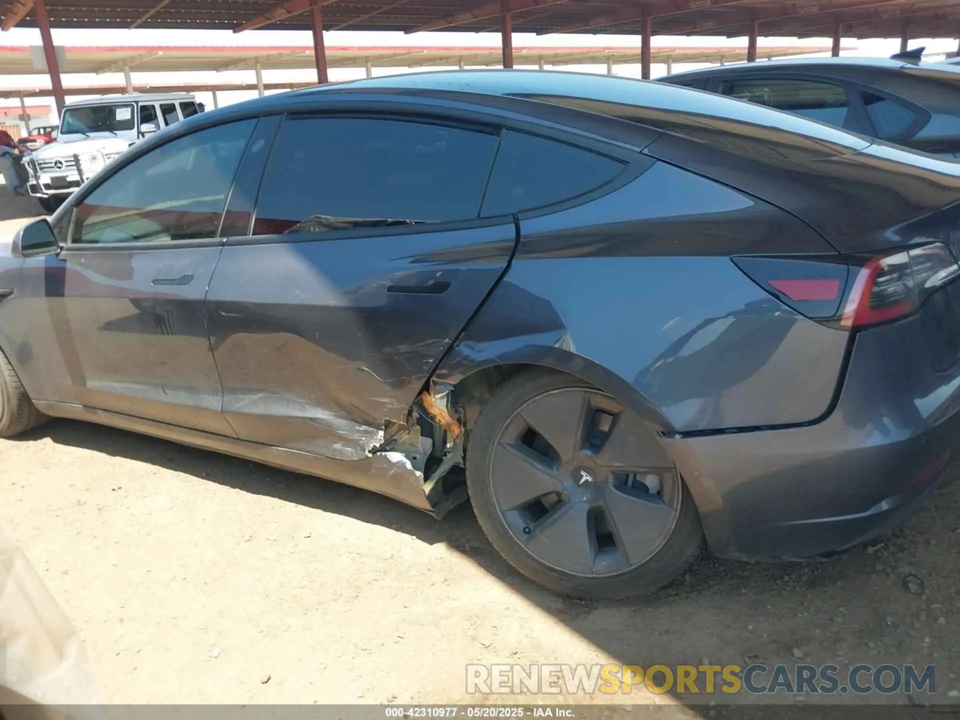 6 Photograph of a damaged car 5YJ3E1EB9NF167142 TESLA MODEL 3 2022