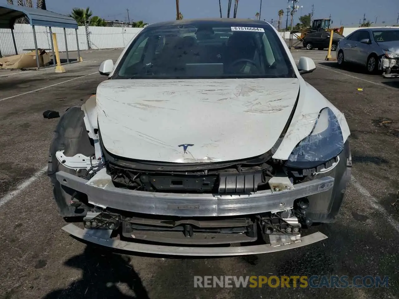 5 Photograph of a damaged car 5YJ3E1EB9NF173779 TESLA MODEL 3 2022