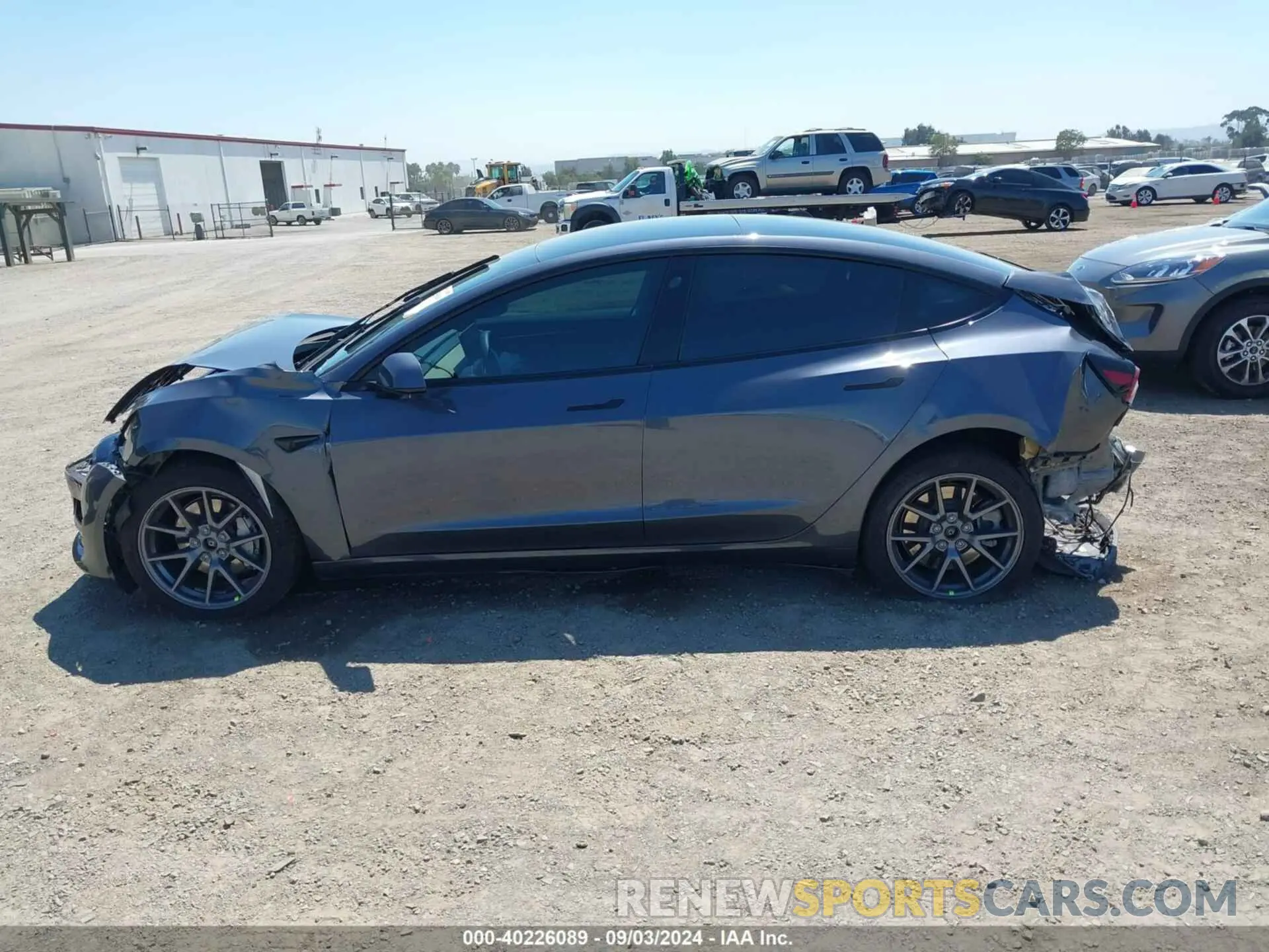 14 Photograph of a damaged car 5YJ3E1EB9NF184247 TESLA MODEL 3 2022