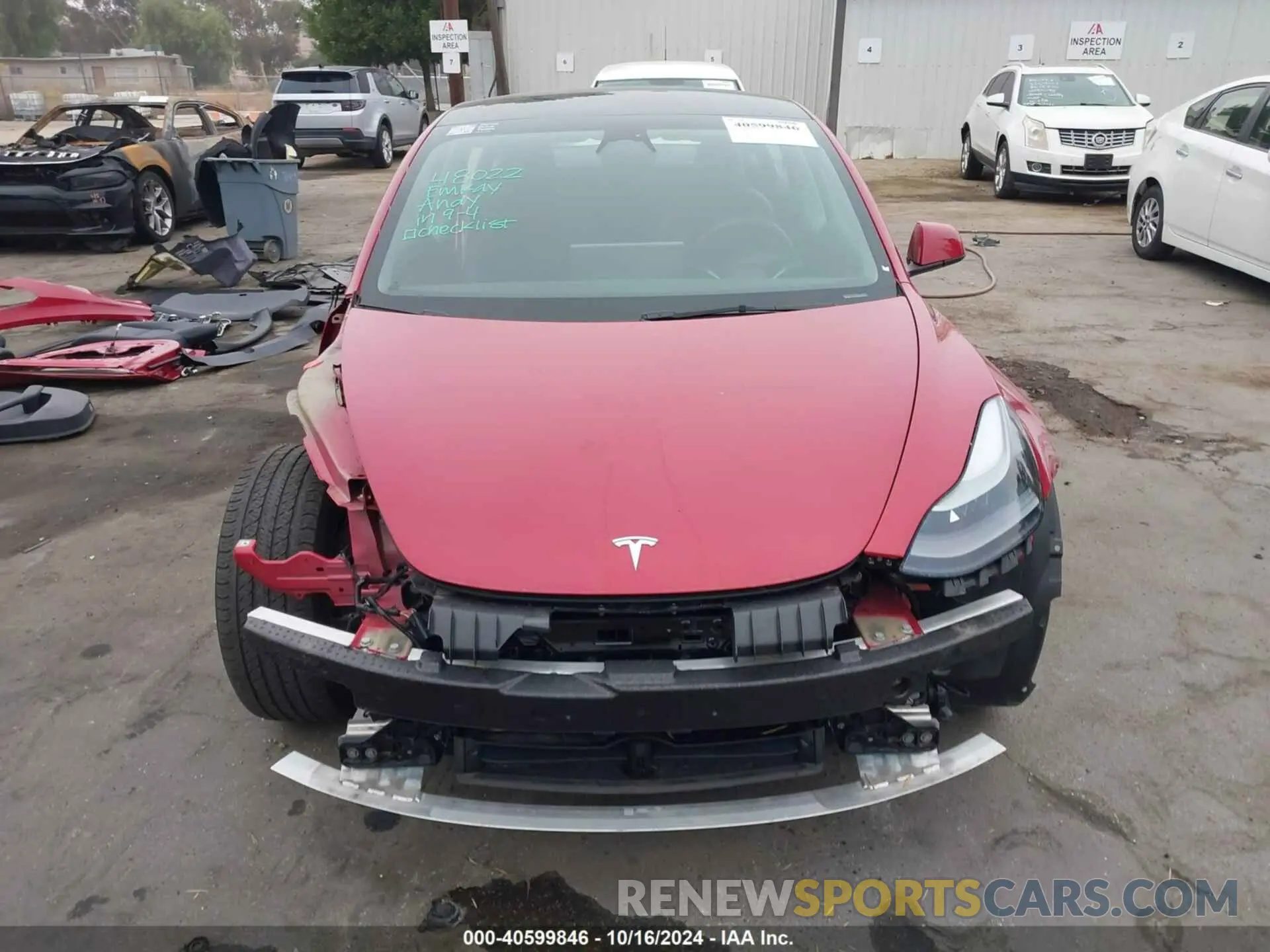 13 Photograph of a damaged car 5YJ3E1EB9NF192560 TESLA MODEL 3 2022