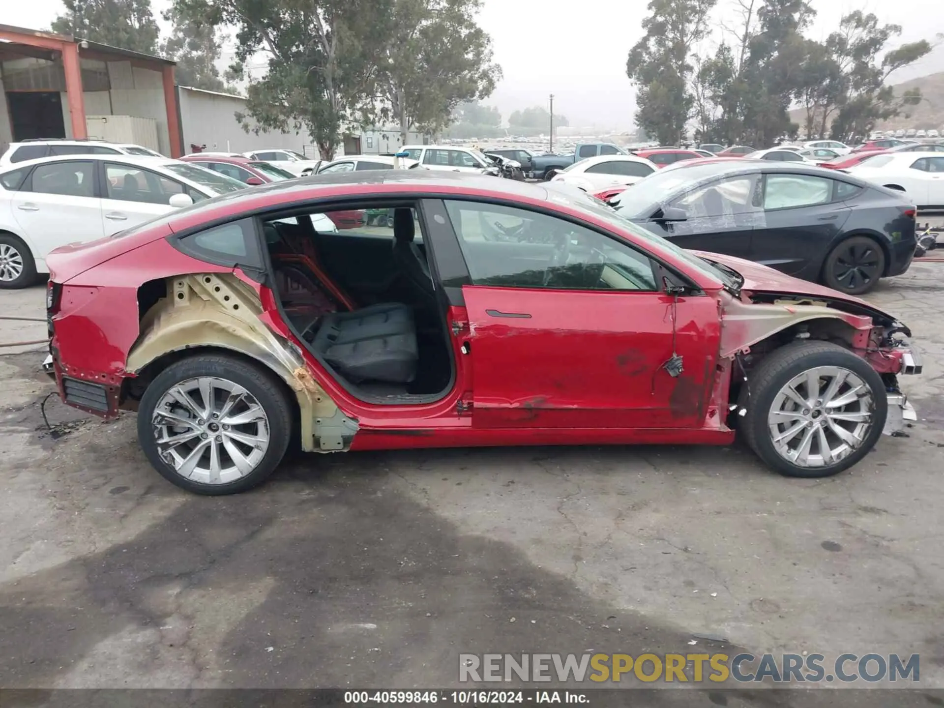 14 Photograph of a damaged car 5YJ3E1EB9NF192560 TESLA MODEL 3 2022
