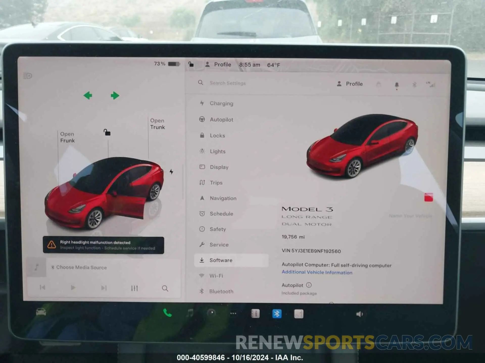 7 Photograph of a damaged car 5YJ3E1EB9NF192560 TESLA MODEL 3 2022