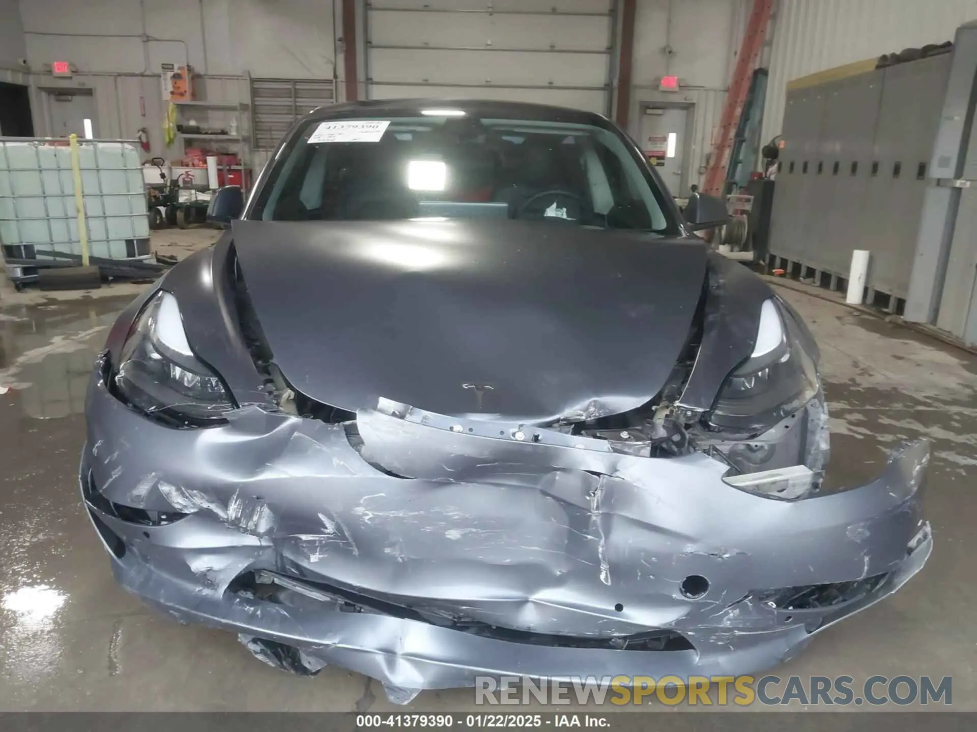 13 Photograph of a damaged car 5YJ3E1EB9NF195703 TESLA MODEL 3 2022