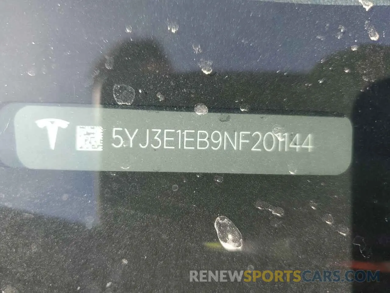 13 Photograph of a damaged car 5YJ3E1EB9NF201144 TESLA MODEL 3 2022