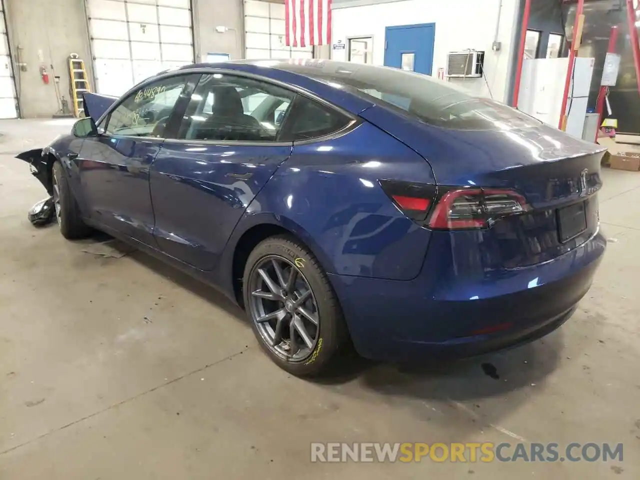 3 Photograph of a damaged car 5YJ3E1EB9NF227100 TESLA MODEL 3 2022